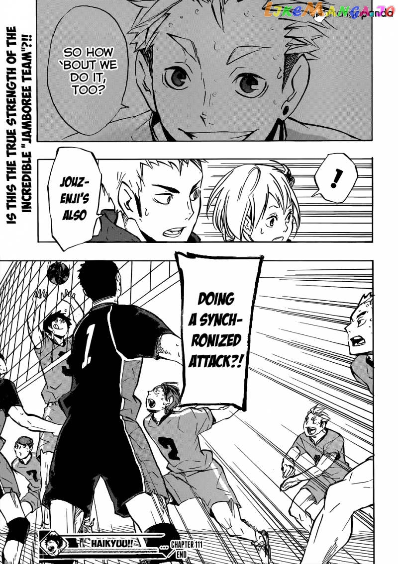 Haikyuu!!, Chapter 111 image 20